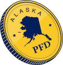 Alaska's Permanent Fund Dividend Logo and Advertising sing 