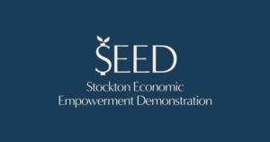 Stockton Economic Empowerment Demonstration. SEED Color and Logo